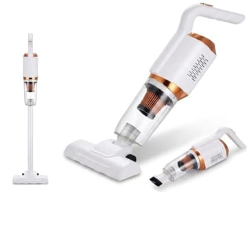Aspirador de Pó Portátil Sem Fio Recarregável | 120W 5500Pa Sucção Forte Seco e Úmido | Automotivo e Casa | Remove Pelos de Pet e Farelos | Silencioso