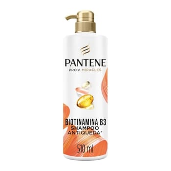 Pantene Pro-V Shampoo Biotinamina B3 Antiqueda e Nutrição 510 ml