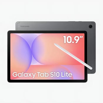 Tablet Samsung Galaxy Tab S10 Lite 5G, 128GB, 6GB RAM, Tela 10.9", S Pen e Capa Smartbook Cover Inclusas