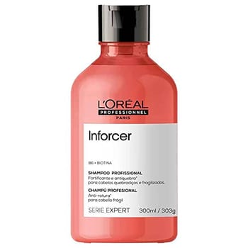 L'Oréal Professionnel Inforcer Shampoo Fortificante Antiqueda por Quebra, Crescimento Saudável Para Cabelos Frágeis e Quebradiços Com Biotina e