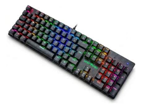 Teclado Gamer Mecânico Abnt2 Rgb Switch Red Viper Pro