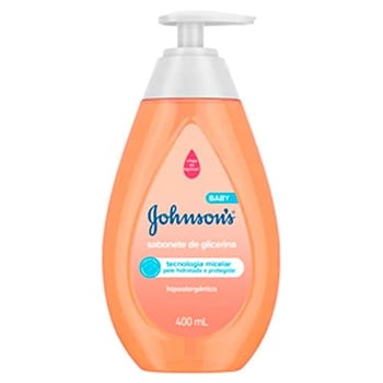 Sabonete Líquido Glicerina Da Cabeça Aos Pés Johnson's Baby, 400ml