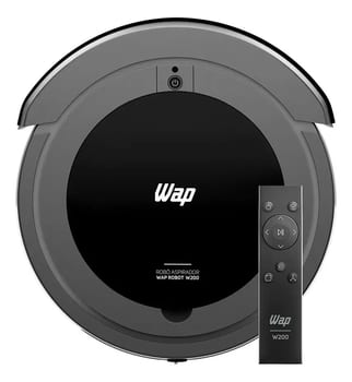WAP Robô W200 Aspirador Robô 3 em 1 Varre Aspira Passa Pano Bivolt