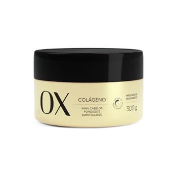 Máscara De Tratamento Colágeno Ox para Cabelos Porosos e Danificados 300g
