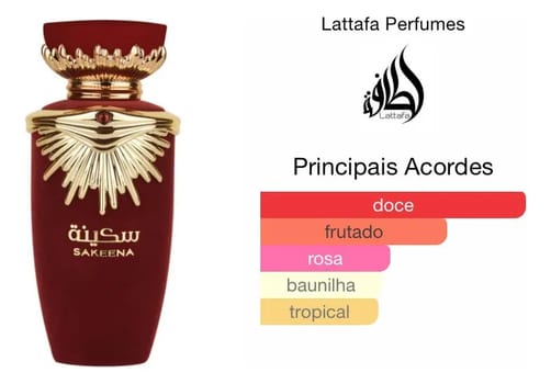 Perfume Sakeena Lattafa Edp Feminino 100ml Volume da unidade 100 mL