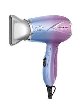 MONDIAL Secador de Cabelo By Juliette, Azul/Rosa, 1200W, Bivolt - SCT-JU-03