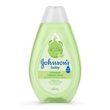 Shampoo Para Bebê Johnson's Baby Para Cabelos Claros, 400ml