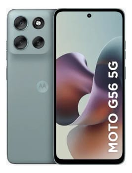 Smartphone Motorola Moto G56 5g - 256gb 8gb Ram+8gb Ram Boost, Camera 50mp Sony Lytia 600 Ultrarresistencia Militar e Ip68 + Ip69 - Cinza