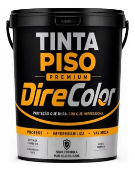 Tinta Piso Borracha 18kg Elastica Escoa Agua Tapa Fissuras Verde Makita Fosco