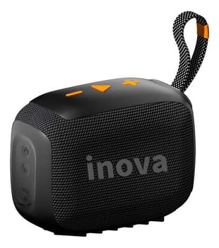 Caixa Som Bluetooth Tws Grave Potente Portátil Com Radio 15h