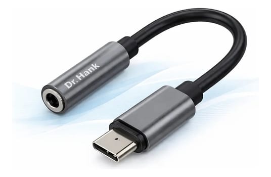 Cabo Adaptador Tipo C Para P2 3,5mm Som Estéreo Plug And Play Pvc Flexível Dr Hank
