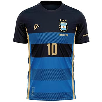 Camiseta Filtro UV Argentina Copa Azul Retrô Tri Campeã
