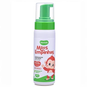 Higienizador de Mãos Infantil Sem Álcool - Limpador Mãos Natural Vegano, Produto de Cuidado Bebê Vegano, Limpeza Criança Espuma Natural