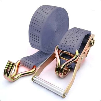 Kit Catraca E Cinta 9m 50mm Gancho J 5 Ton Caminhão