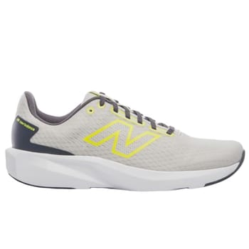 Tenis New Balance 413V3 Masculino, Cinza Claro/Verde Claro Neon, 43