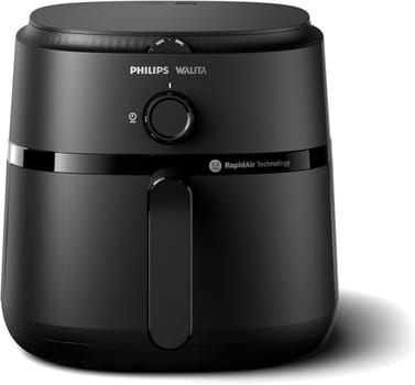 Philips Walita Fritadeira Airfryer Série 1000 XL 6,2L, Preta, 220V