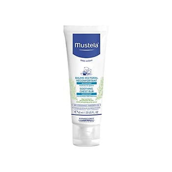 Mustela Bálsamo Peitoral Reconfortante 40 ml, Mustela Bebê, Azul, 40 ml