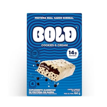 BOLD Cookies & Cream 14g Kit com 4 Unidades