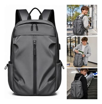 Mochila Masculina Notebook Impermeável Entrada Usb Faculdade