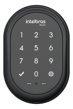 Fechadura Digital De Sobrepor Fr 102 Preto Intelbras