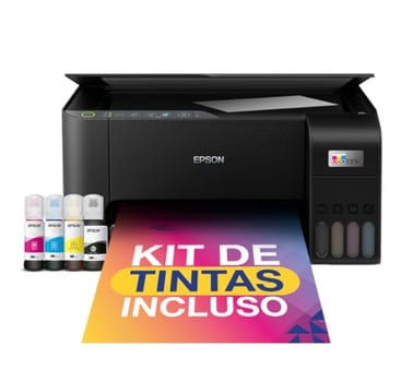 Impressora Multifuncional Epson Ecotank L3250 Jato de Tinta Colorida Wi-Fi Bivolt