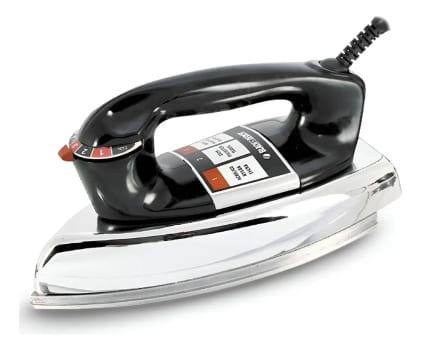 Ferro de Passar Roupa à Seco Black+Decker VFA1110XM6 Base de Alumínio