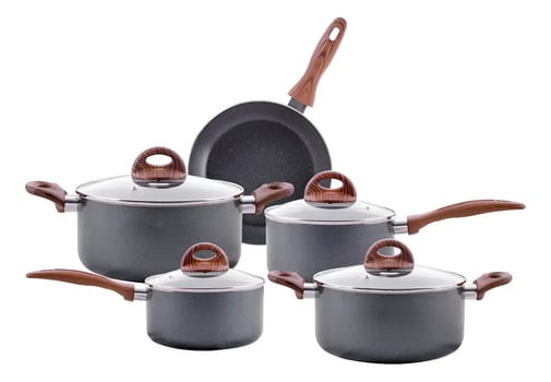 Jogo De Panelas Brinox Antiaderente Ceramic Indução 5 Peças
