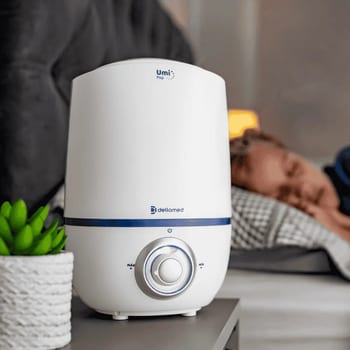 Umidificador De Ar Ultrassônico Umi Pop Health 2,3l Dellamed Cor Branco