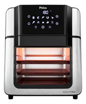 Air Fryer Oven Philco 15l Painel Digital Paf15a Cor Preto