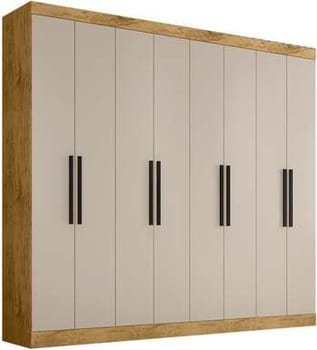 Guarda-roupa Casal 8 Portas 4 Gavetas Araplac