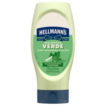 Hellmann's Maionese Verde Squeeze 335g