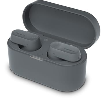 PHILIPS, Fone de Ouvido Sem Fio TWS, TAT3509GY/00, Bluetooth, Com Cancelamento de Ruído Ativo ANC, Até 24 horas de bateria, Cinza