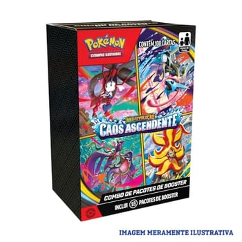 Pokémon TCG: Mega Evolução - Caos Ascendente - Booster Bundle - Português