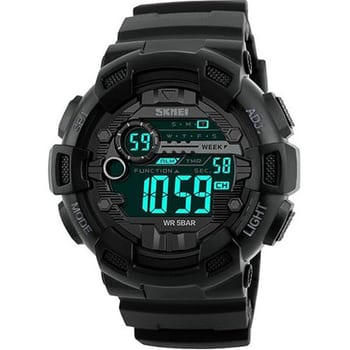 Relógio Masculino Skmei 1243 Á Prova D'água 50m Shock Digital Esporte Preto