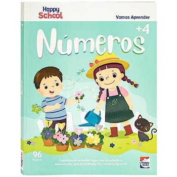 Happy School Cartilha de Alfabetização: Números