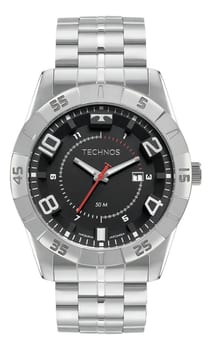 Relógio Technos Racer Masculino Dourado Analógico Quartzo 50M Fundo Preto