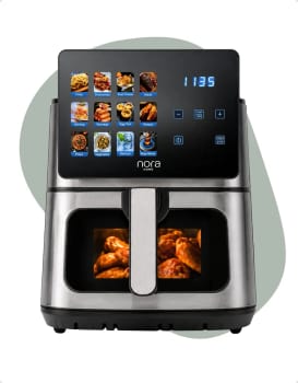 Air Fryer 8l Touch Screen Janela 1800w Sem Óleo Nora Home