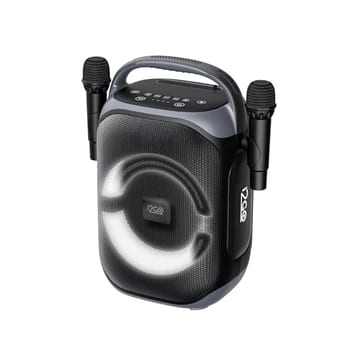 i2GO, Caixa de Som Bluetooth Ultra Voice 650 até 10H de Bateria, Função Karaokê e 2 Microfones