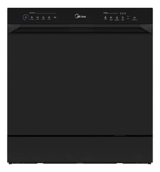 Lava Louças 8 Serviços Preta Touch Plus Midea Preto