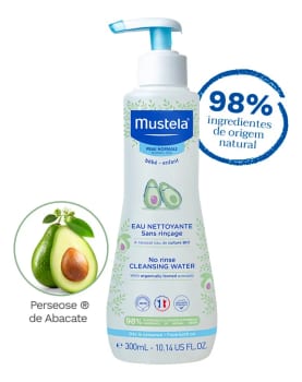 Mustela Água de Limpeza Sem Enxágue Bebê 300 ml