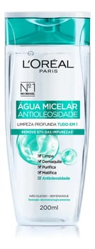 Água Micelar Efeito Matte 5 em 1 L'Oréal Paris