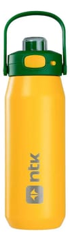Garrafa Térmica Bike Trilha Camping Isomax 750ml Ntk C/alça Cor Verde