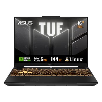 ASUS TUF Gaming F16 Intel Core 5, RTX 4050, 8 GB, 512 GB SSD, KeepOS,16.0'' FHD, Mecha Gray - FX607VU-RL054