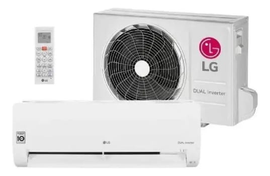 Ar-Condicionado LG Dual Inverter Compact 18.000 Btus Frio Branco S3-Q18KLQAL -