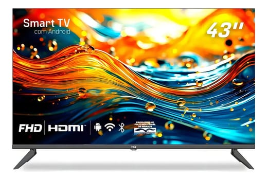 Smart Tv Led Hq 43 Full Hd Design Slim Android Wi-fi