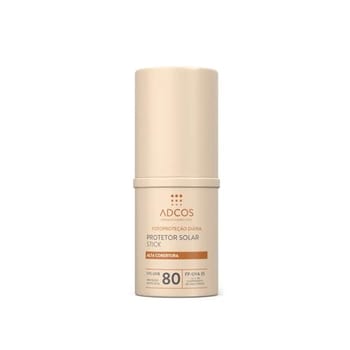 ADCOS Protetor Solar Stick Tonalizante FPS 80 Peach -17g