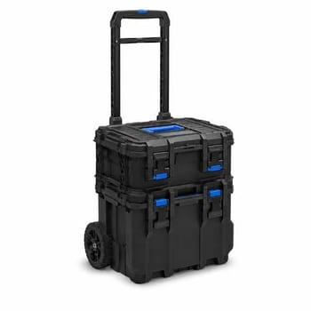 Maleta De Ferramentas Modular Ultra Box Com Rodas 2 Em 1