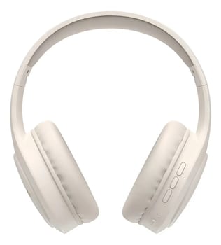 Fone De Ouvido Headphone Dapon H02d Bluetooth 5.1 Over-ear 22 Horas De Bateria Bege
