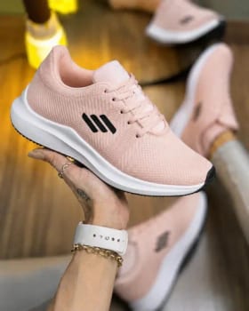 Tênis Feminino Academia Treino O2x Original Ortopédico Cinza - R$ 46