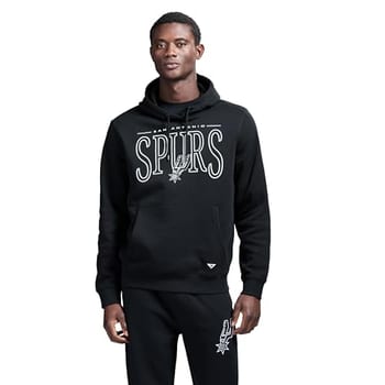 Game 7 Moletom masculino padrão x NBA oficialmente licenciado manga longa moletom de lã, preto